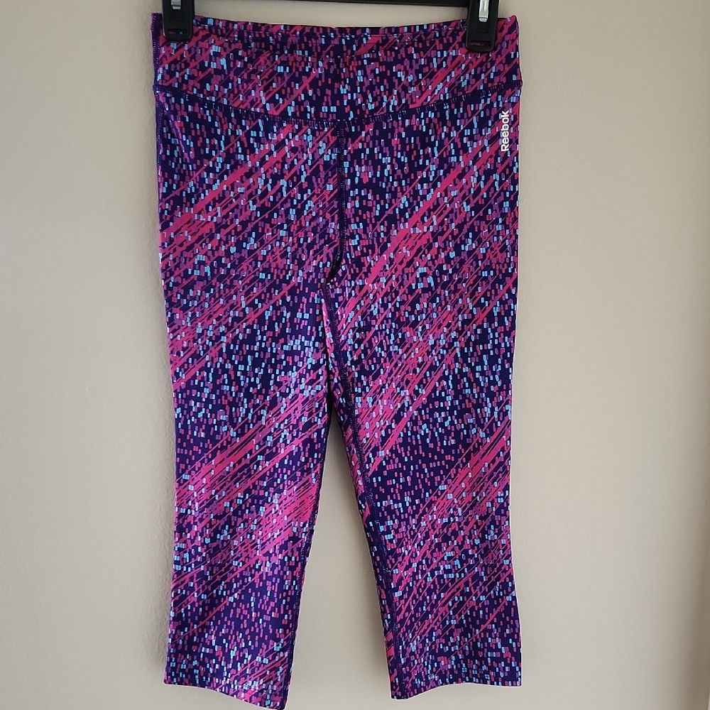 Reebok Junior Leggings in Pink and Purple